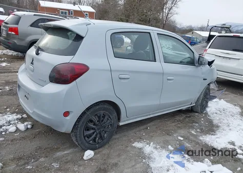 2015 Mitsubishi Mirage De/Rf from USA, damaged, VIN ML32A3HJ7FH001809